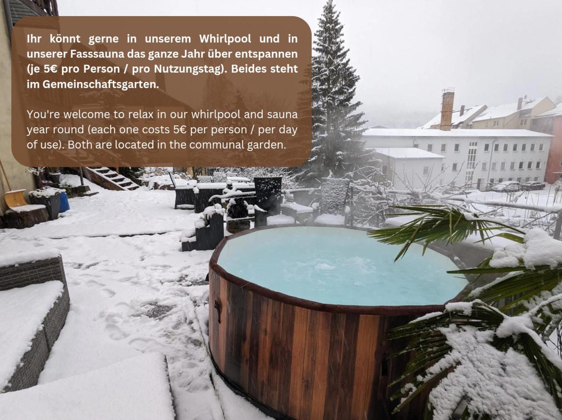 Ut - Urlaubsmagie - Urlaubstraum Mit Whirlpool, Pool & Sauna 赛博尼茨 外观 照片